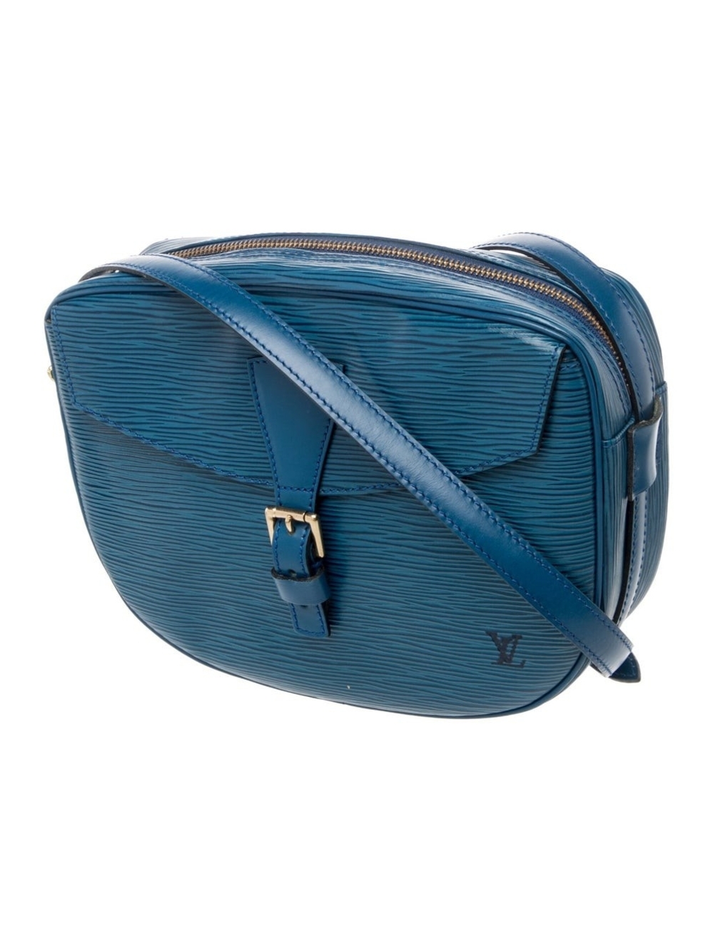 Louis Vuitton Teal-Blue Epi Leather Crossbody Bag